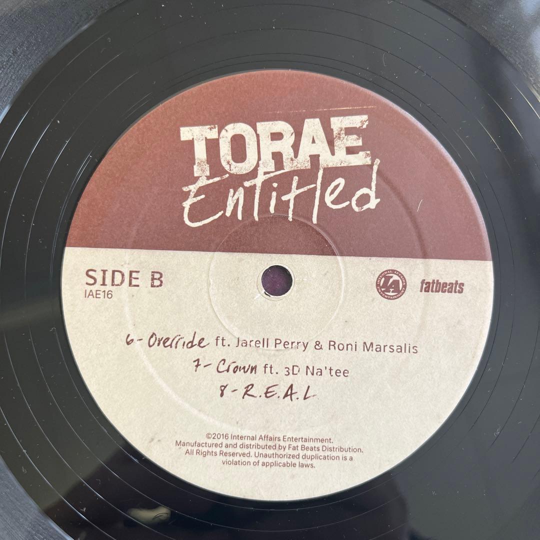 2LP Torae / Entitled US盤 ヒップホップ 名盤