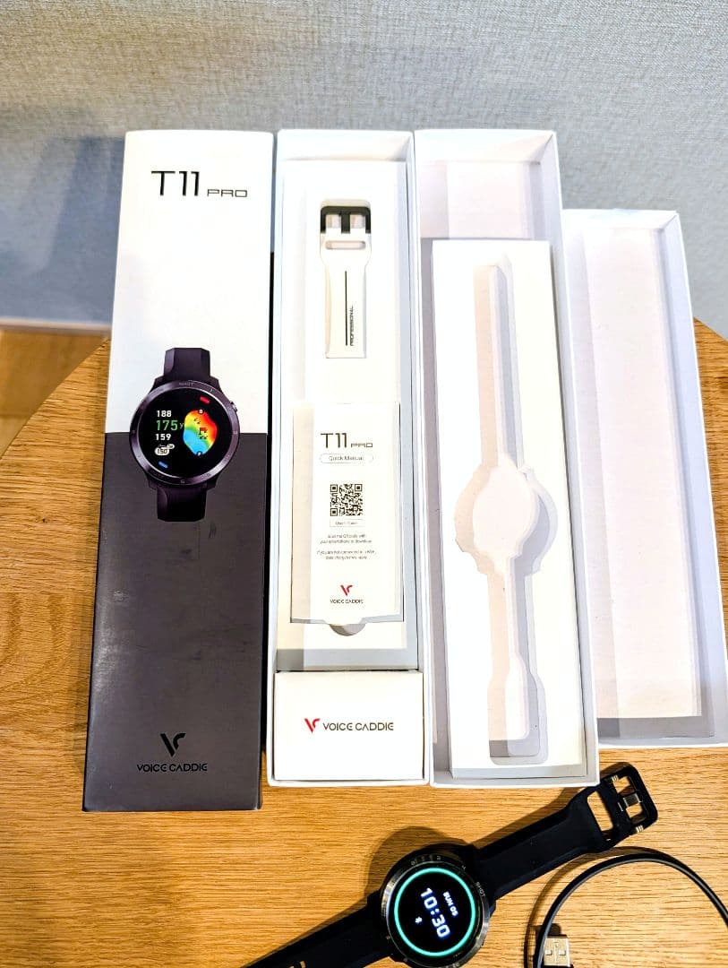 ゴルフ腕時計型GPSナビ T11 Pro ブラック