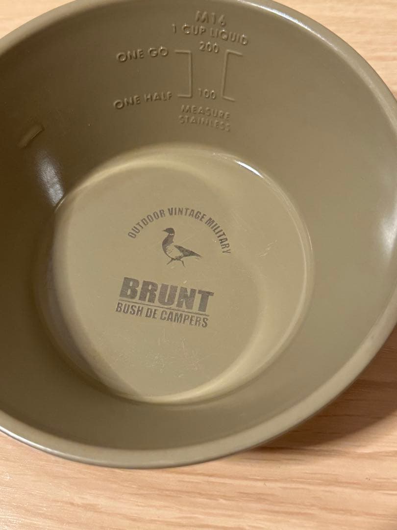 bush de brunt ブラント　シェラカップ浅型と深型