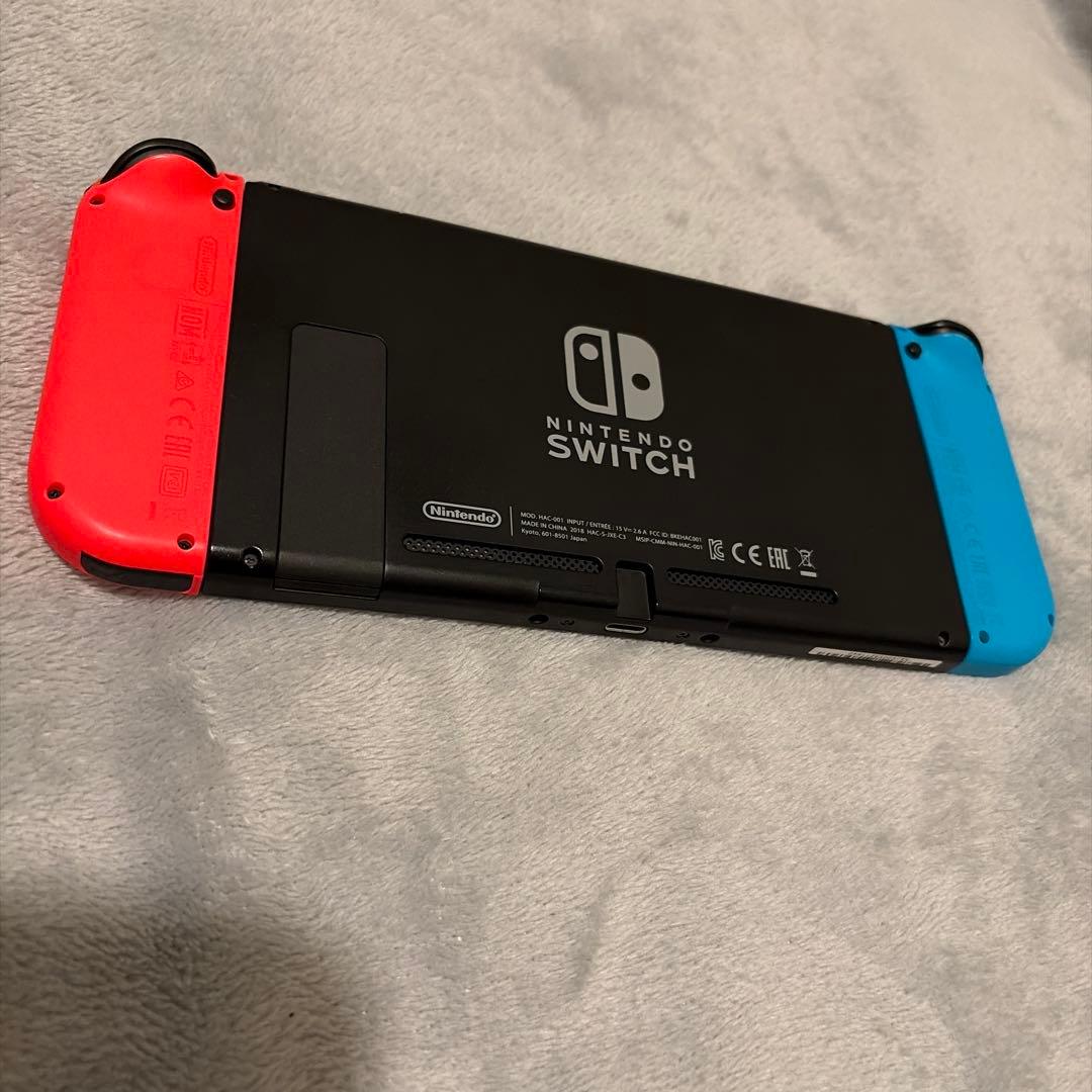 【美品】 Nintendo Switch 本体 ネオンブルー/ネオンレッド