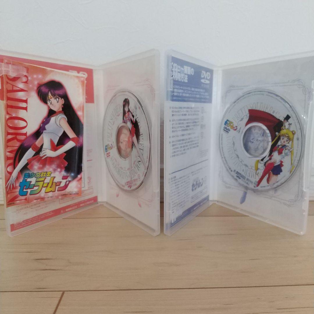 美少女戦士セーラームーン DVD 全8巻セット 収納BOX ステッカー付き
