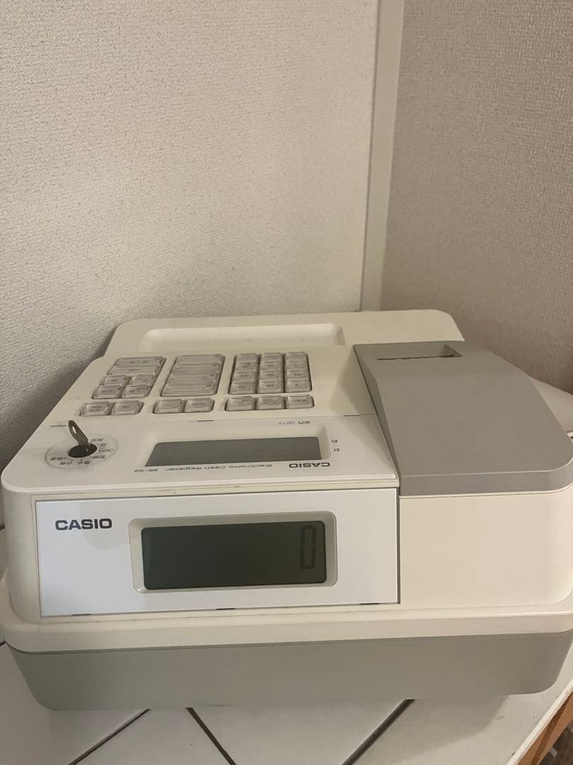 CASIO 電子レジスター SE-G2-WE ホワイト動作確認済み サーマルレジ
