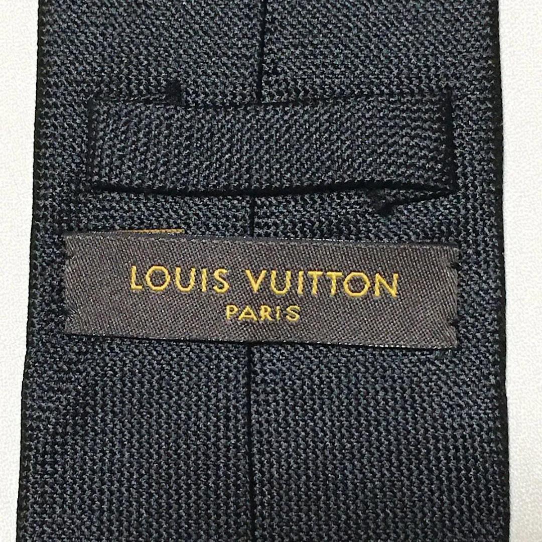 美品 ルイヴィトン Louis Vuitton ネクタイ シルク100%