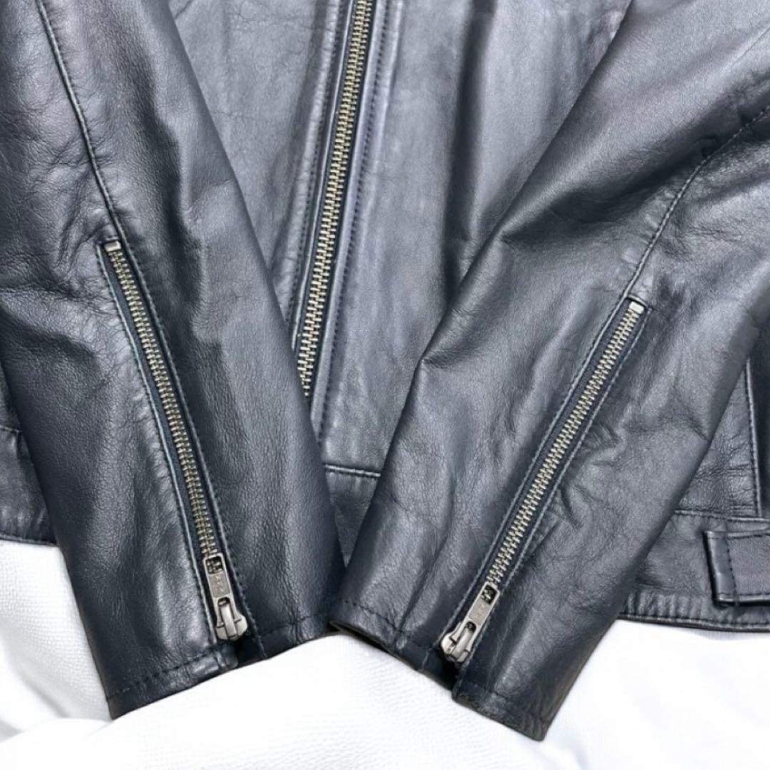 美品 ジャーナルスタンダード　定価5万円 本革　ライダースジャケットブルゾン　M