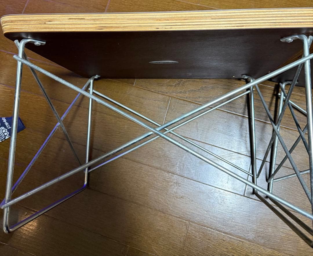正規品 イームズ　ワイヤーべースローテーブル　ホワイト＆ブラック 証明書付き
