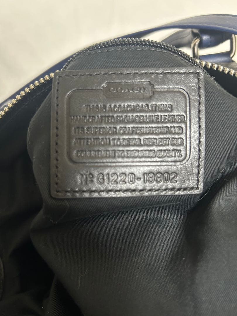 極美品 COACH 2way トートバッグ A4可 レザー　メンズ　レディース