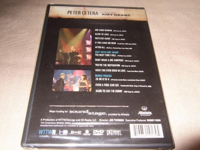 PETER CETERA,新品未開封,DVD,CHICAGO,AOR,シカゴ
