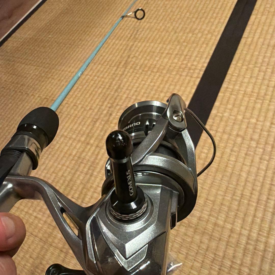 21ナスキー 2500 ゴメクサス カスタム 穴釣り タックル セット シマノ