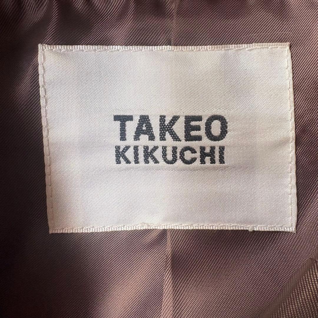 TAKEO KIKUCHI ラムレザー シングルライダースジャケット
