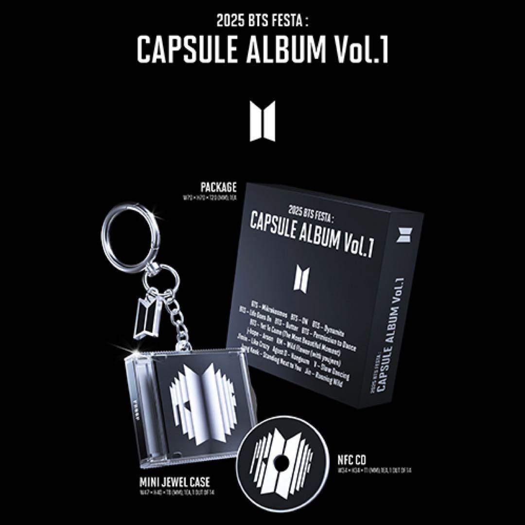 BTS フェスタ カプセルアルバム Vol.1 GOLDENジョングク グク