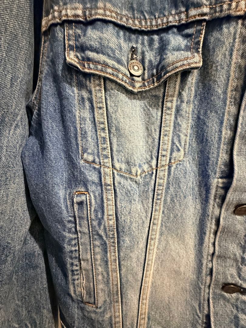 BALENCIAGA バレンシアガ バックロゴ デニムジャケット Gジャン 34