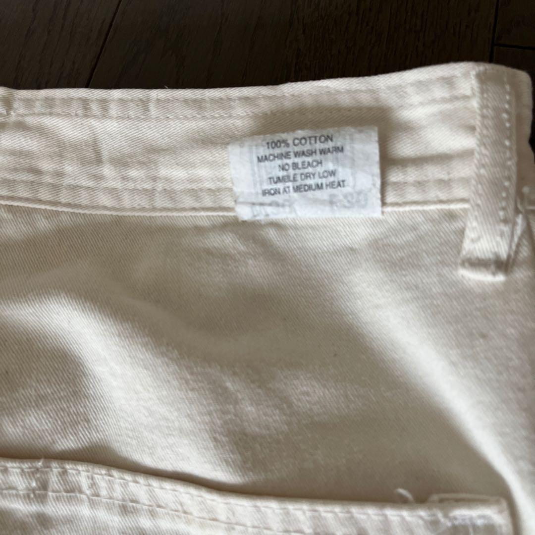 トレイズマン　made in USA ペインターパンツ　生成り