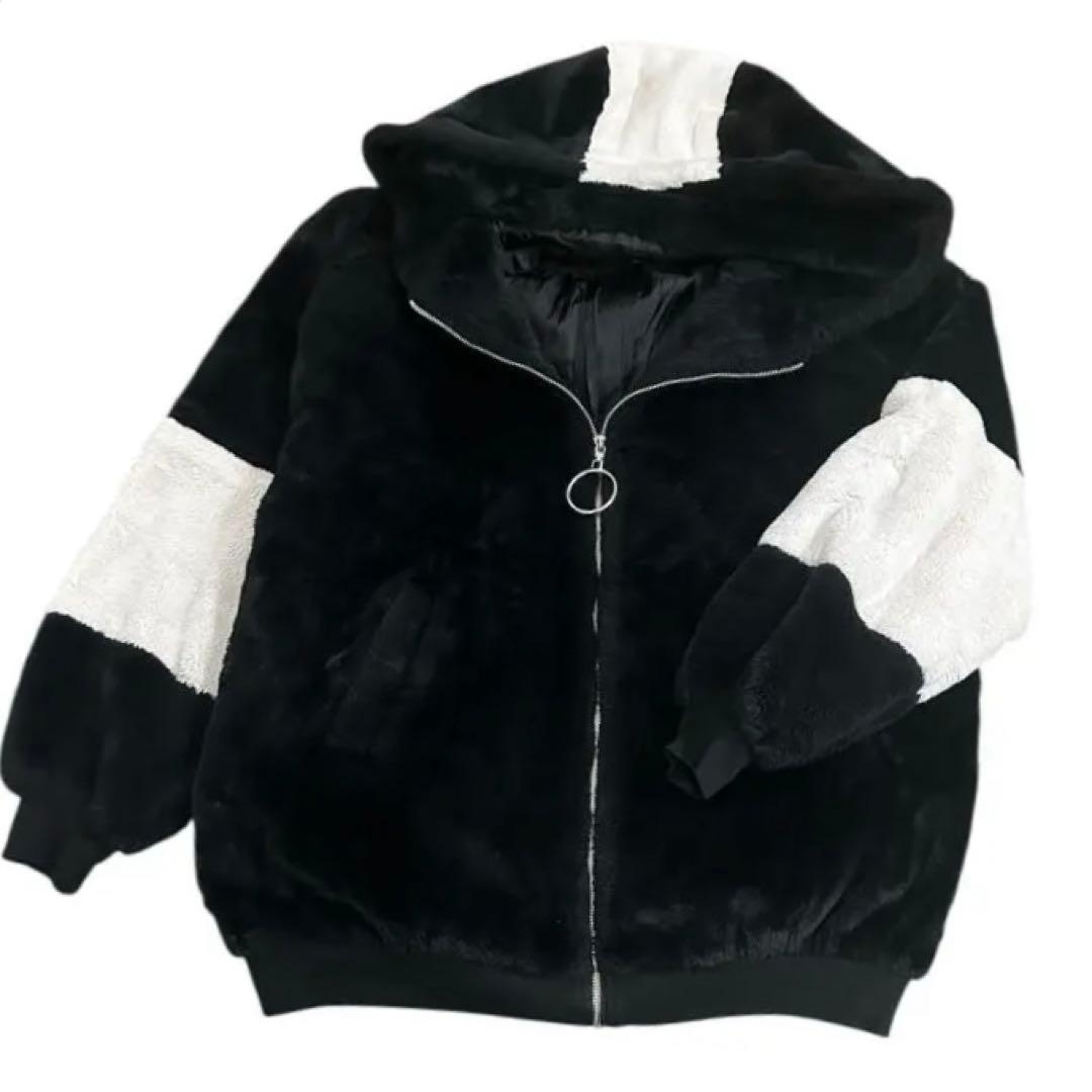 美品✨️ TRAVAS TOKYO ドリップロゴ ファーパーカー ブルゾン 近年