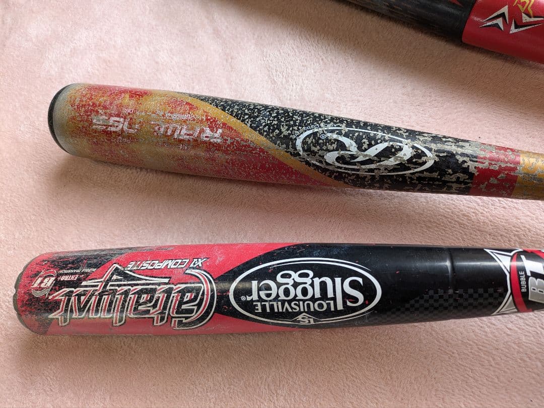 Slugger ビヨンド等 少年用軟式バット 3本セット