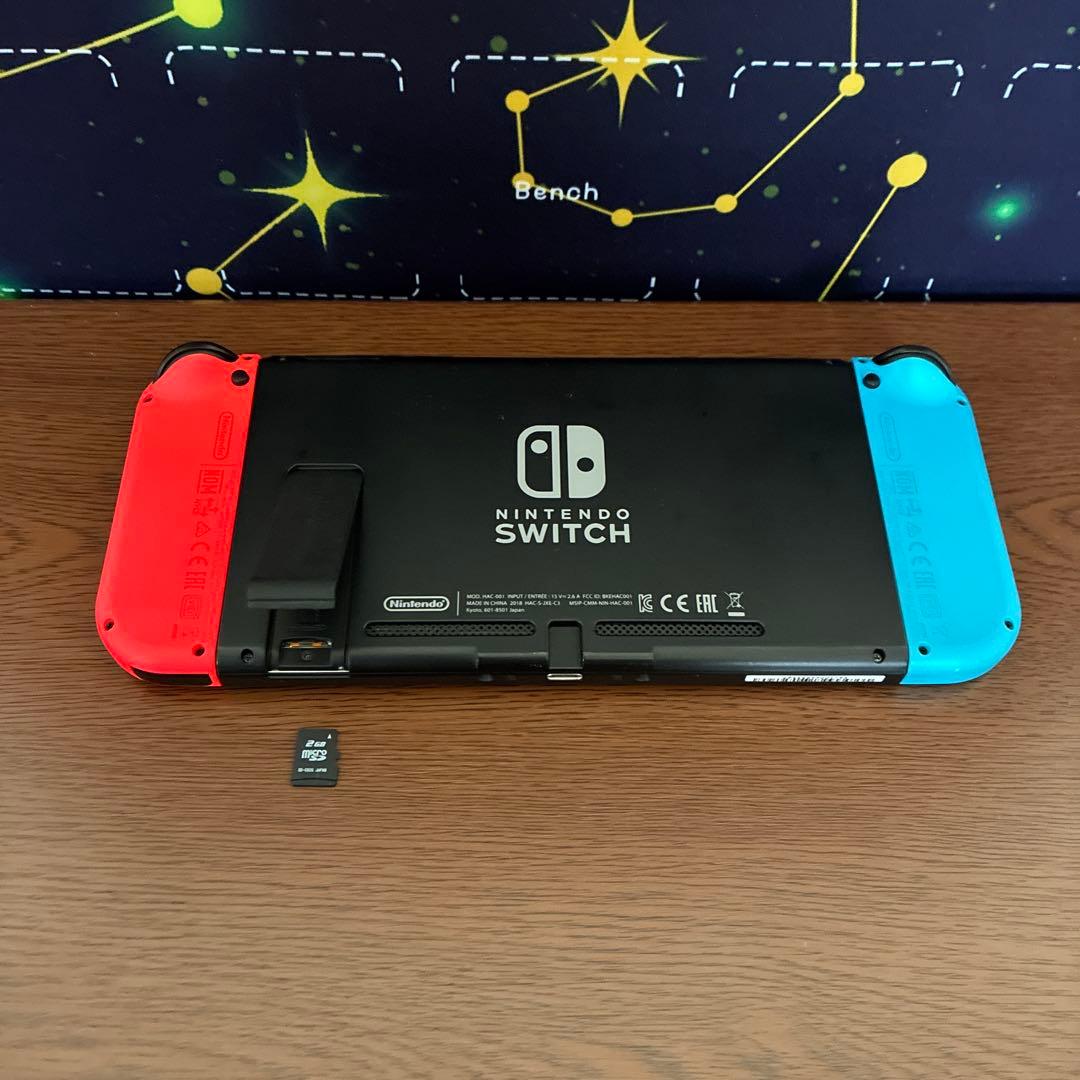 Nintendo Switch（任天堂スイッチ）本体 マイクロSD2GB付き