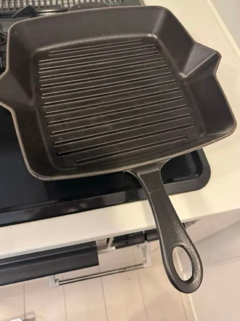 ストウブ　鋳鉄製グリルパン ノンスティック 黒　26