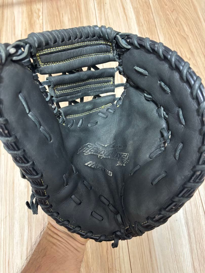 Mizuno 軟式グローブ 黒 少年用 ファーストミット