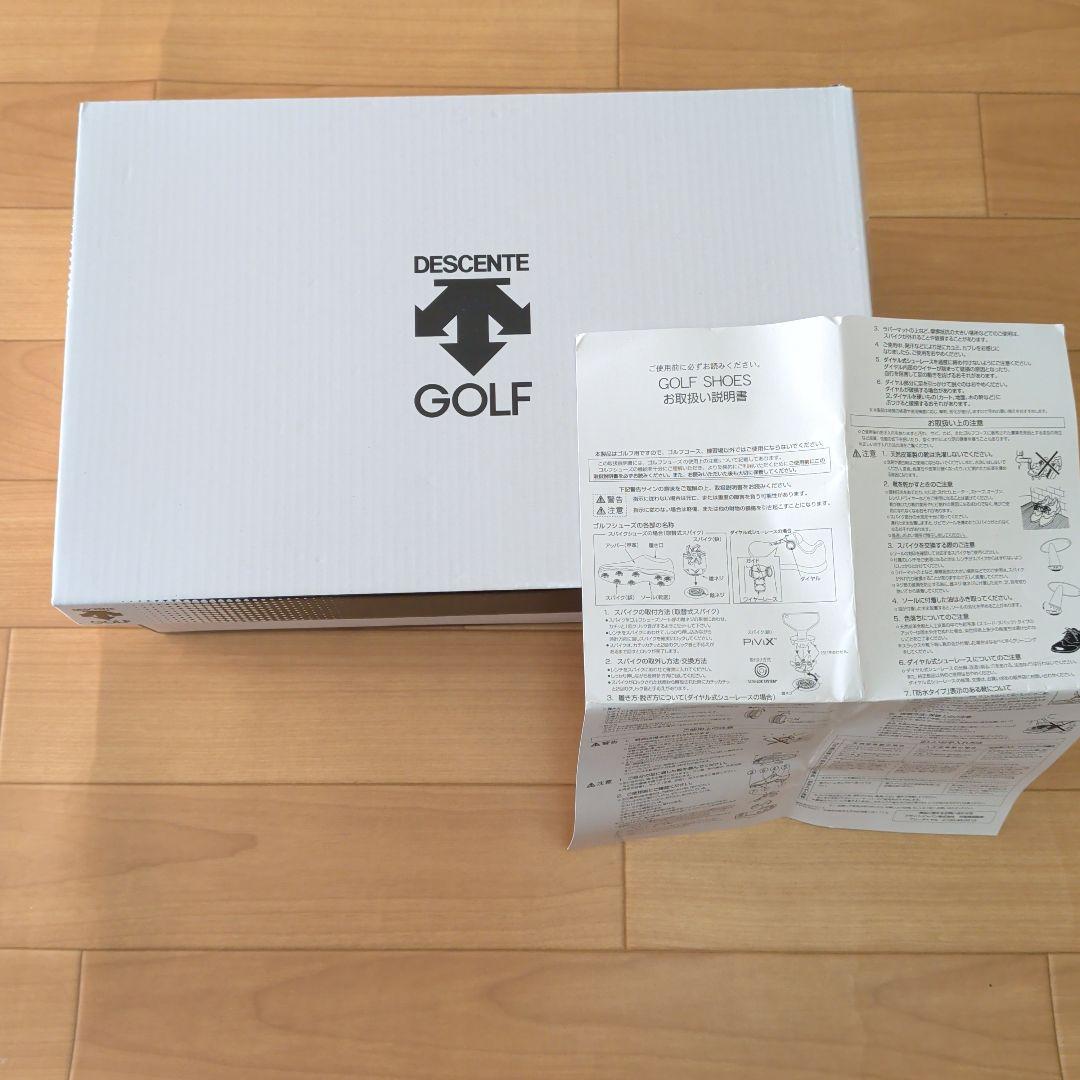 新品　デサントゴルフシューズ（白）26センチ