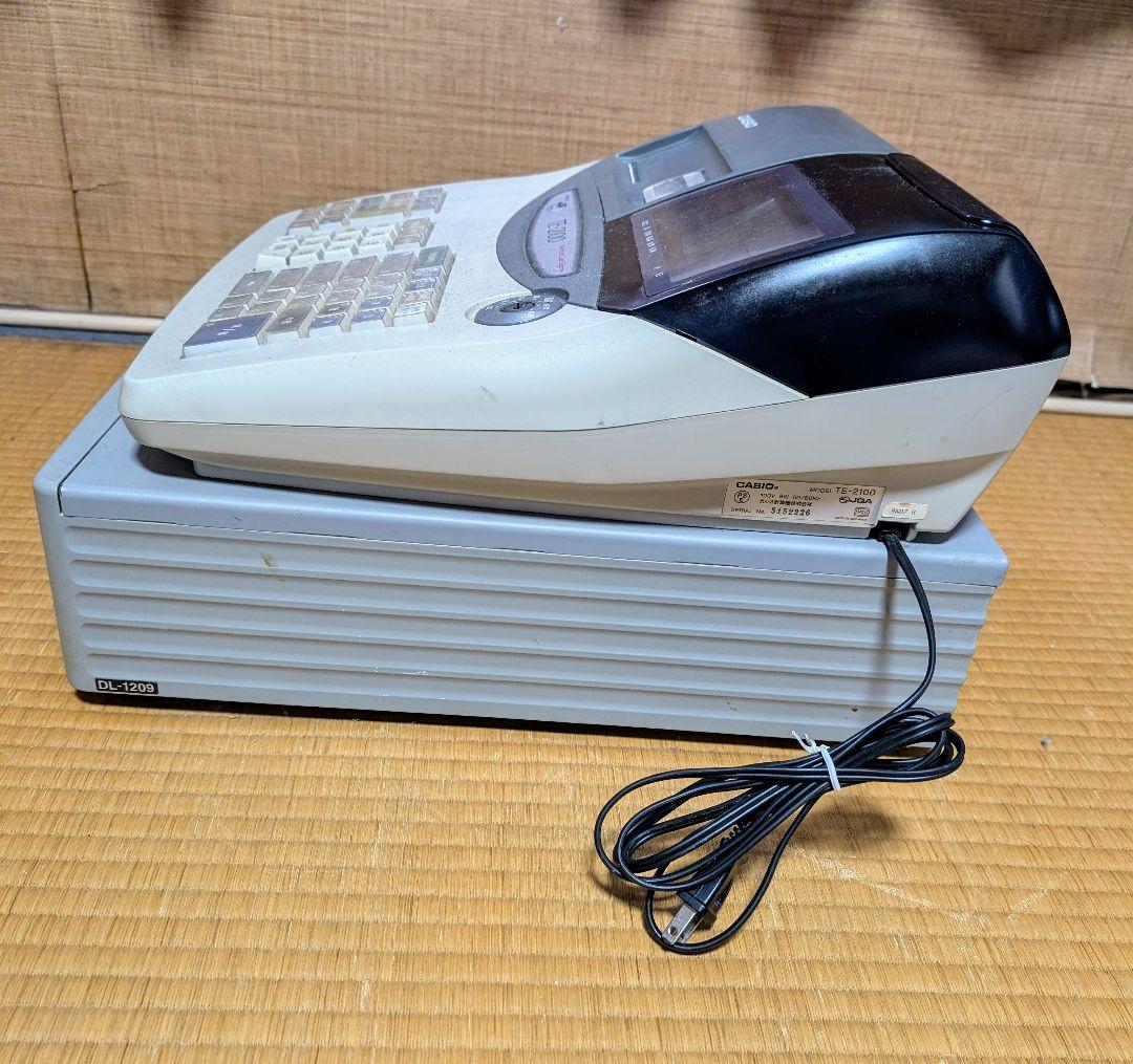 CASIO TE-2100 レジスター セット中古完動品
