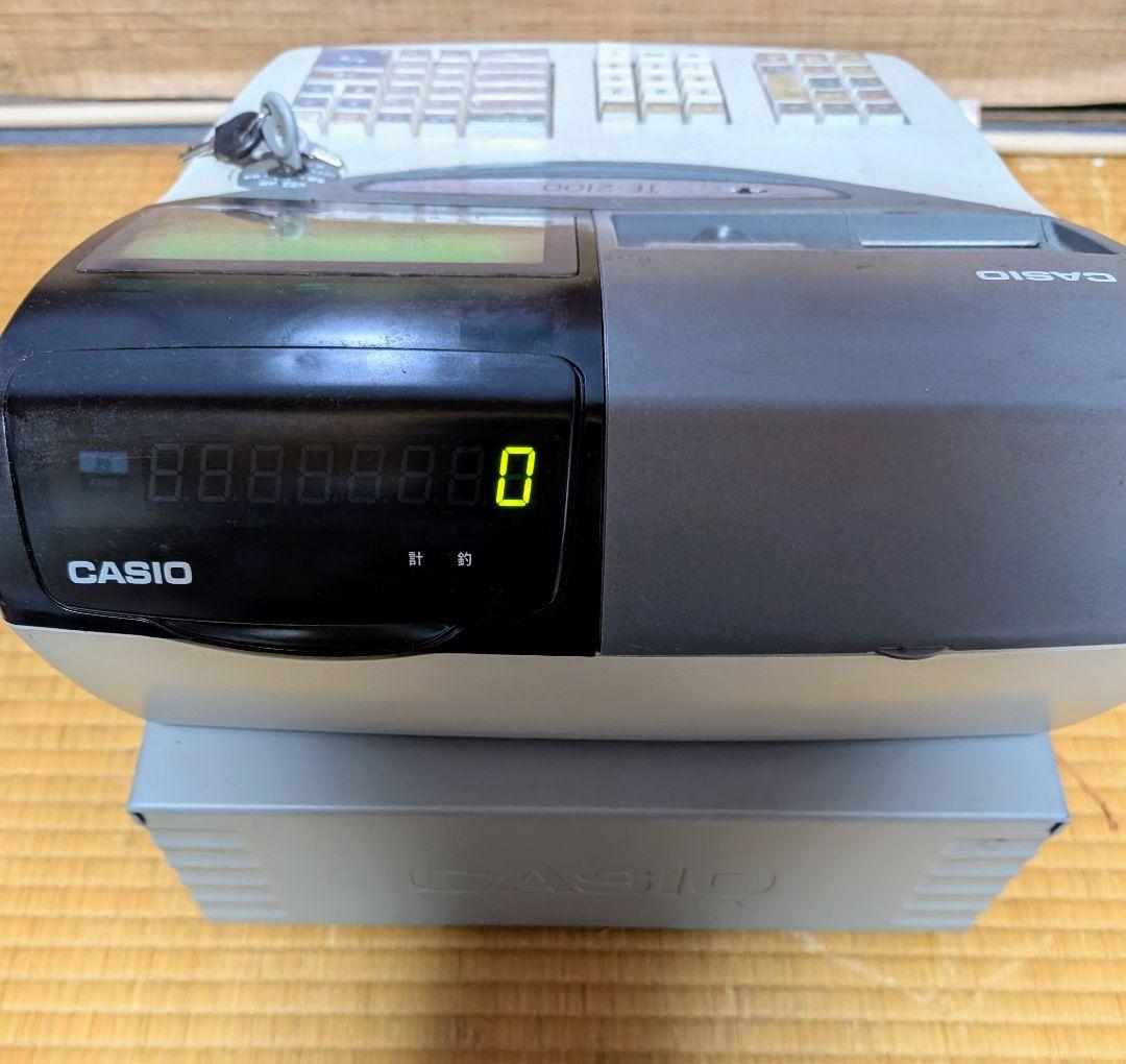 CASIO TE-2100 レジスター セット中古完動品