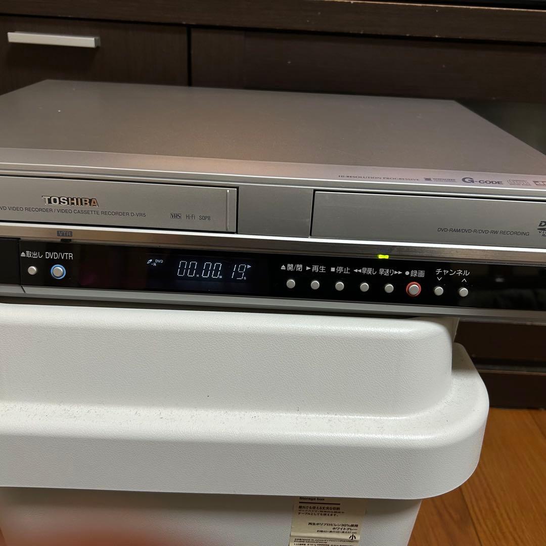 【値下げ】TOSHIBA D-VR5 DVDレコーダー【ダビングOK】