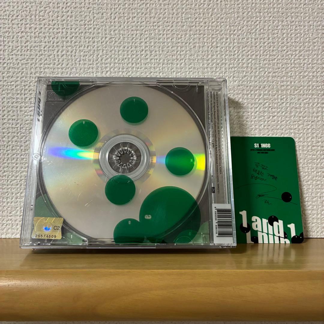 【貴重】SHINee / 1and1 CD ジョンヒョン トレカ付き