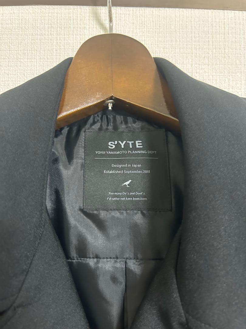 S'YTE Yohji Yamamoto ダブルライダースジャケット