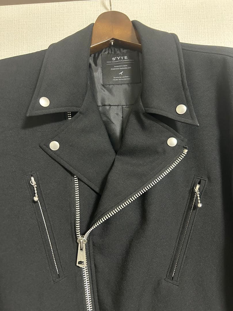 S'YTE Yohji Yamamoto ダブルライダースジャケット
