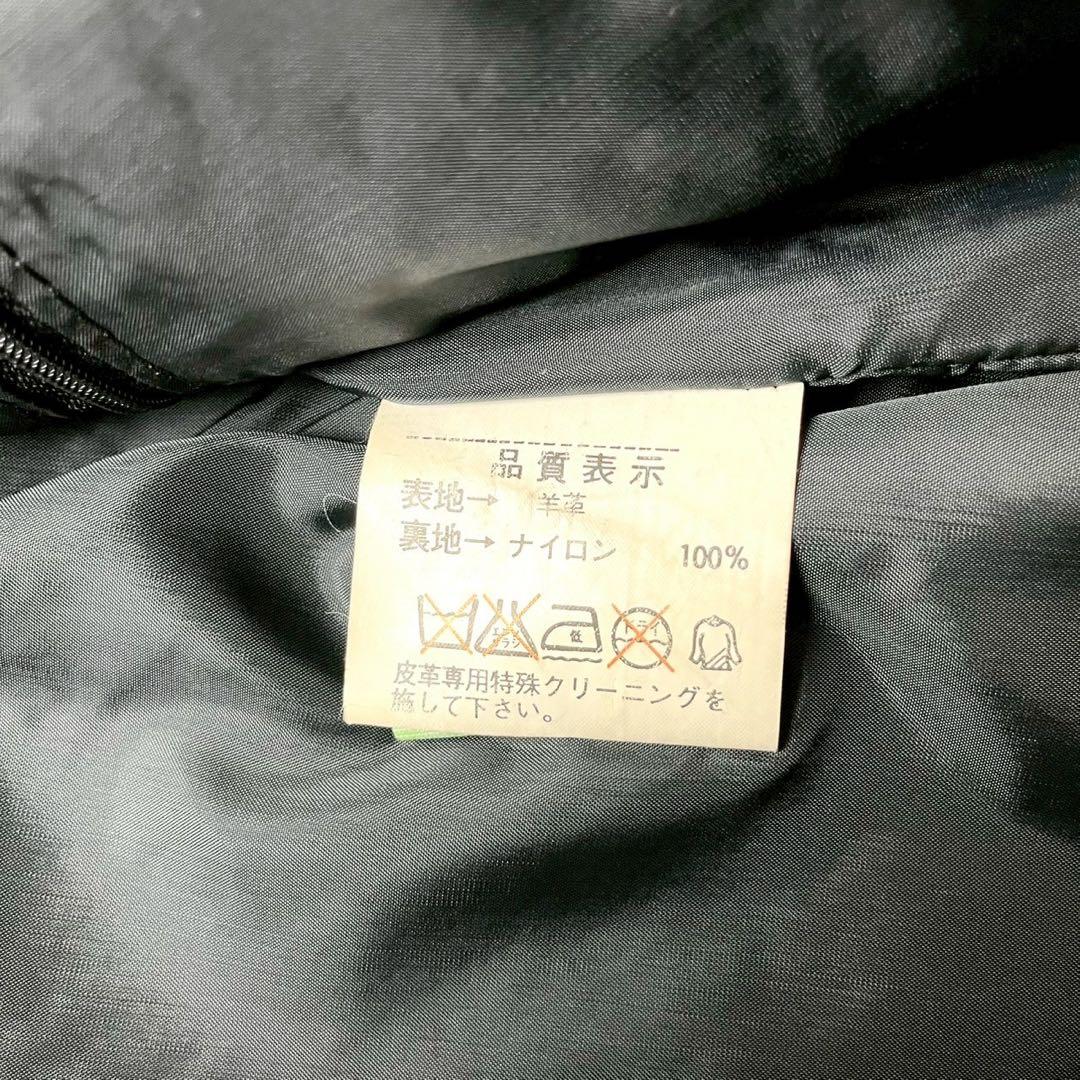 ◆入手困難/美品◆KADOYA シングルライダース パテッド レザージャケット