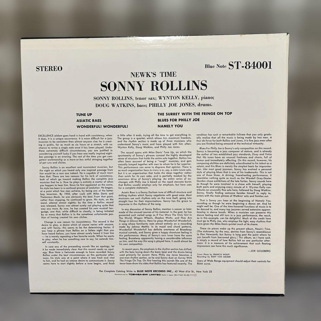 洋楽 Sonny Rollins Newk's TimeBlue Note 84001