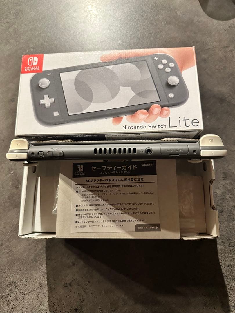 ジャンク Nintendo Switch Lite グレー 本体