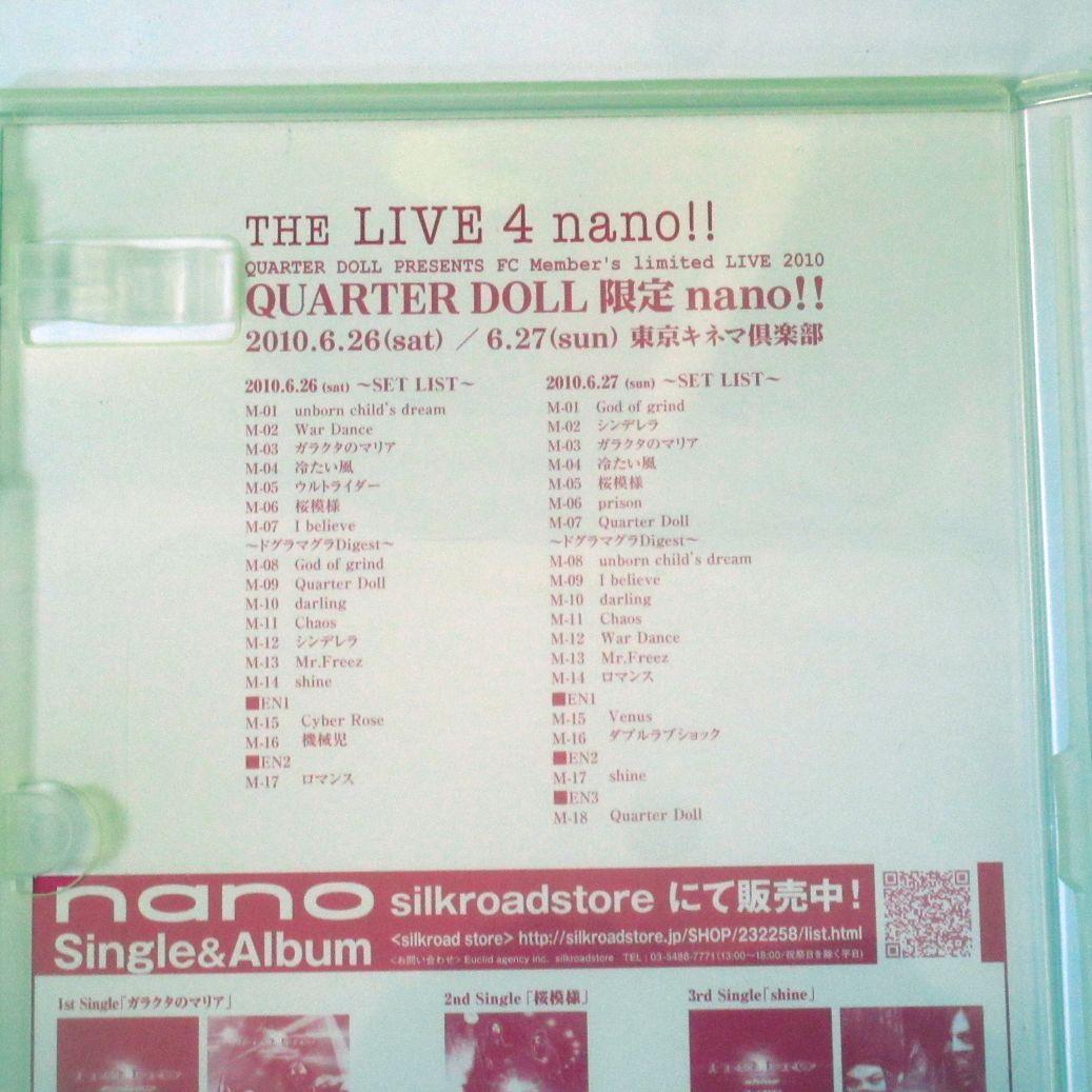 PENICILLIN FC限定DVD THE LIVE 4 nano!!