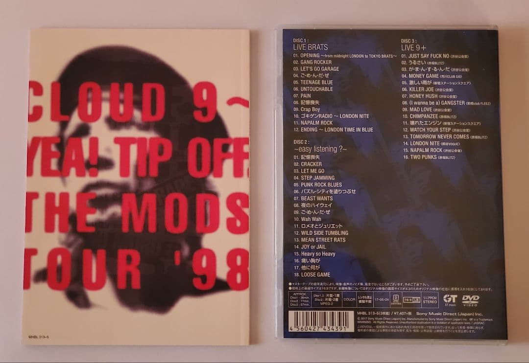 THE MODS Non-DVDReleaseAntinosYears 生産限定