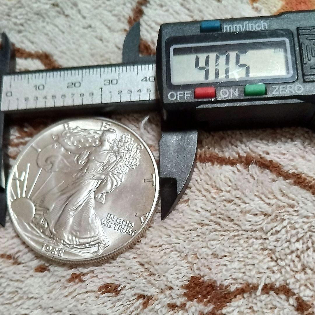 o*o様 イーグル銀貨ウォーキングリバティ1オンス銀貨1988