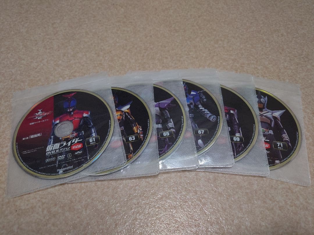 仮面ライダーDVDコレクション平成編 (カブト) 61～70号