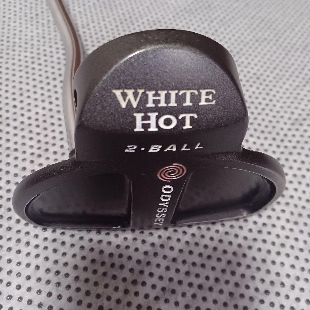 オデッセイ初代 WHITE HOT 2-BALL パター(ブラック カスタム品)