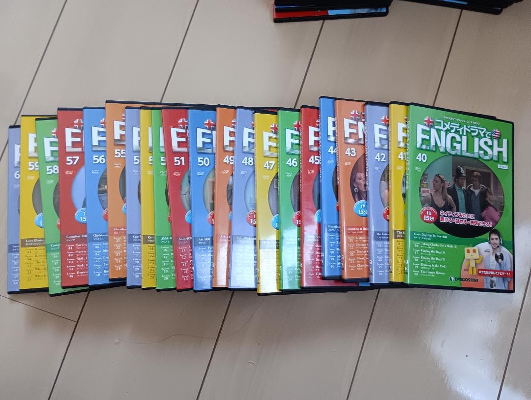 英語学習教材セット 全巻+DVD（ディアゴスティーニ）値下げ！