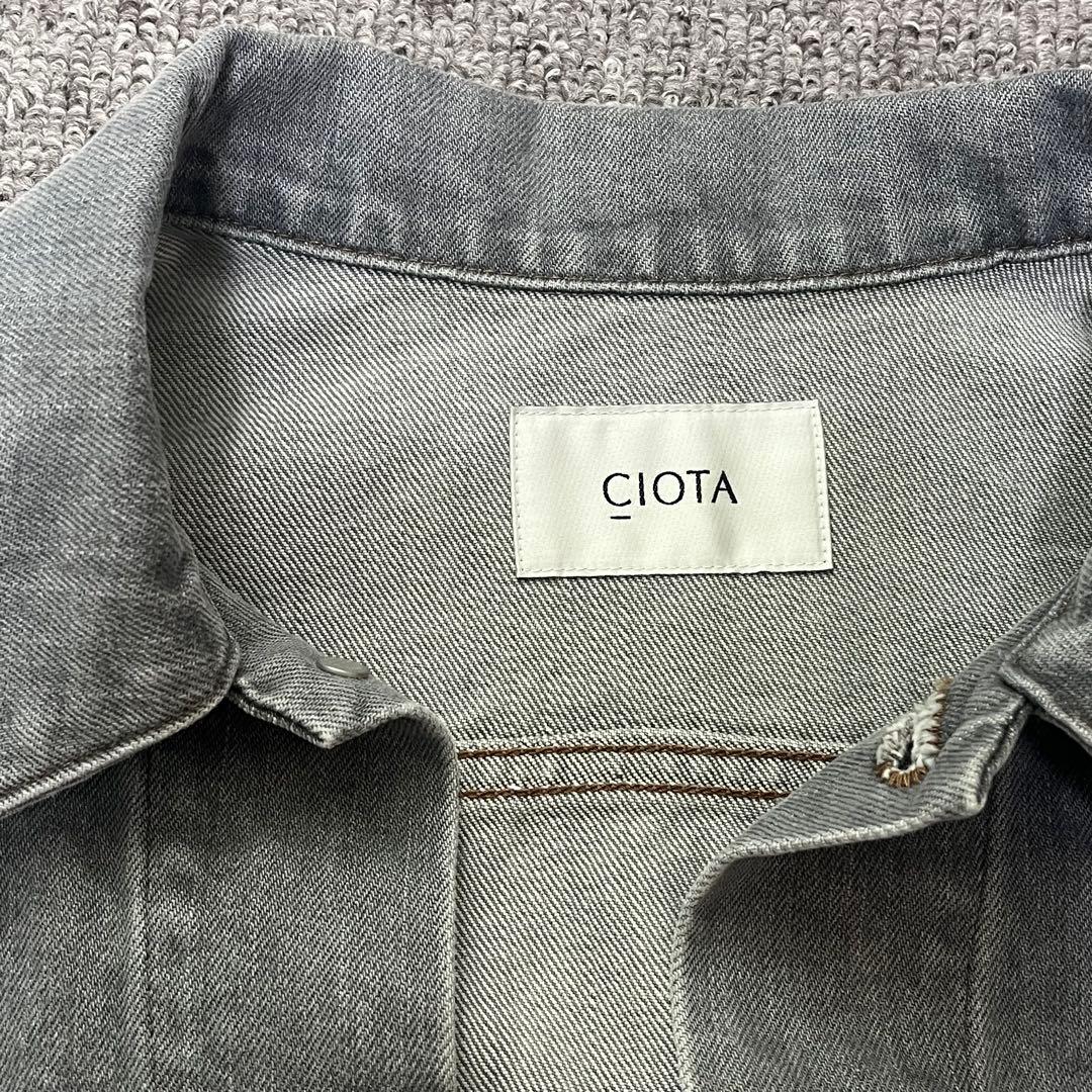 定価3.96万CIOTA Denim jacket Light Gray 40