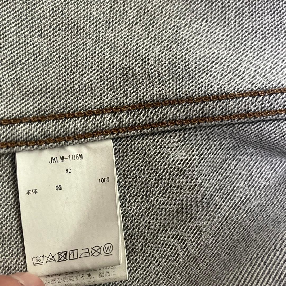 定価3.96万CIOTA Denim jacket Light Gray 40
