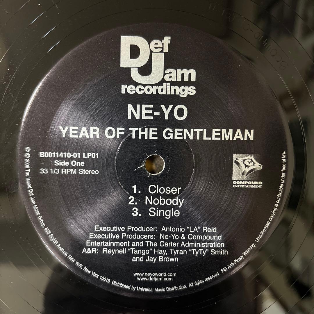 ⭐︎激レア盤⭐︎NE-YO / Year of the Gentleman （美品）