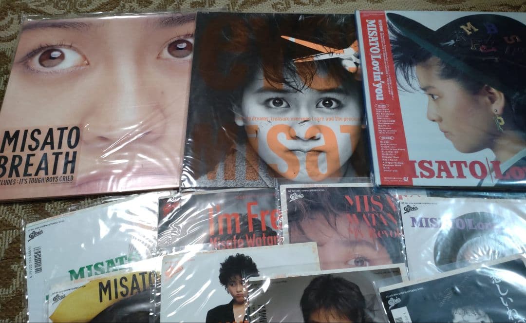 MISATO　渡辺美里　レコード　コレクション　昭和レトロ　ドラマ主題歌など