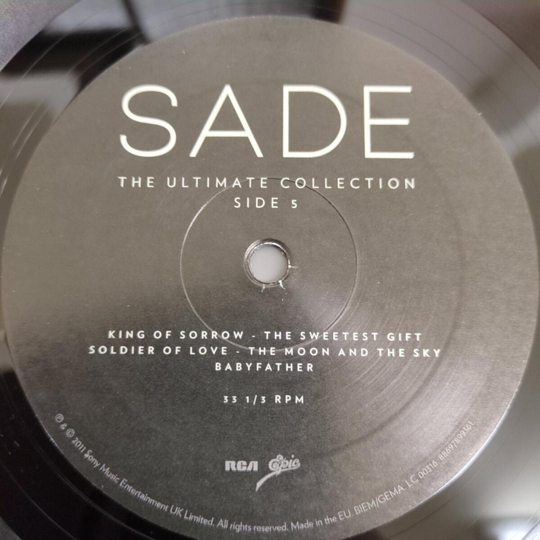 Sade The UltimateCollection EU盤3LPシュリンク付