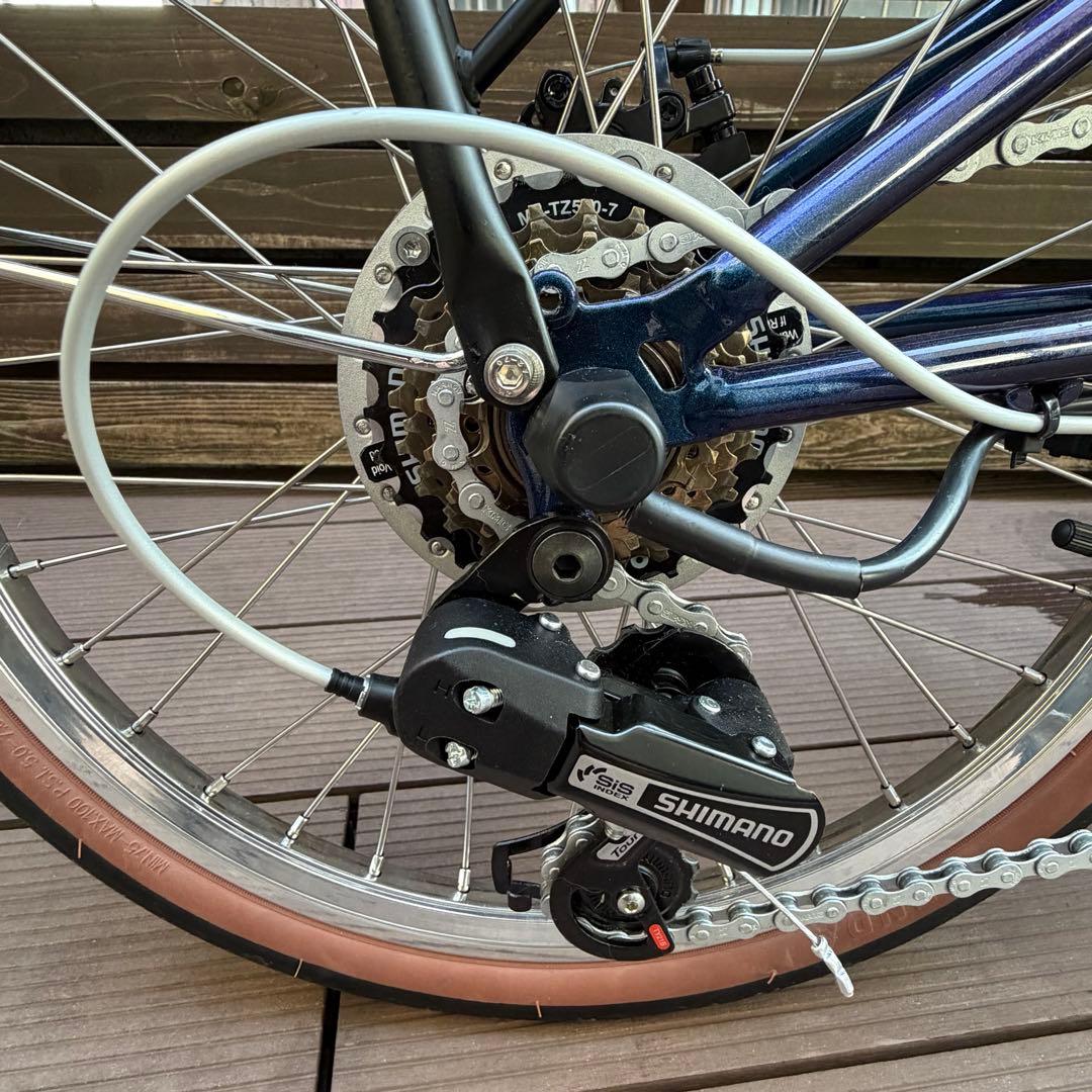 ほぼ新品 電動アシスト付折りたたみ自転車 サイラッシャー Flimo