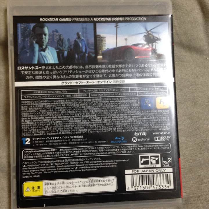 PS3グランドセフトＶ