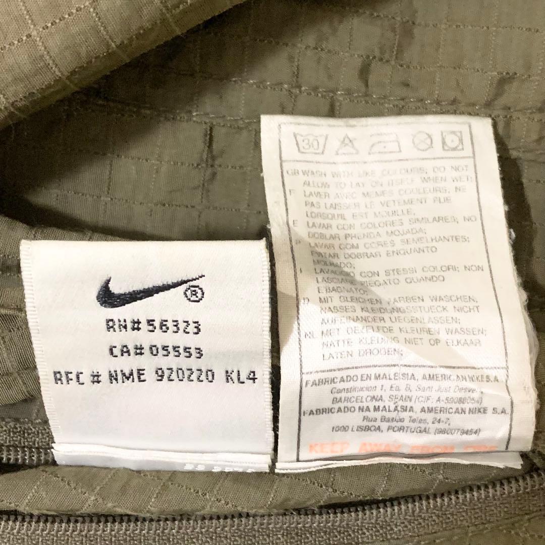 ヴィンテージ銀タグナイキ古着NIKEジャケット白タグカーキネイビーDB813