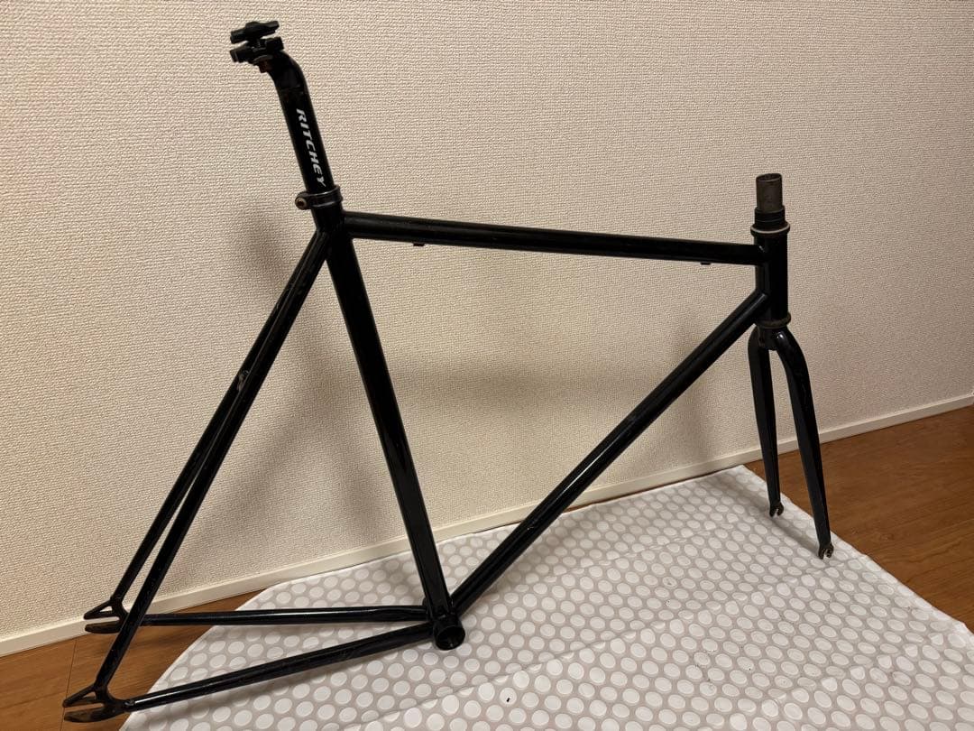 ピストバイクフレーム　パシュート　ブラック　おまけ多数