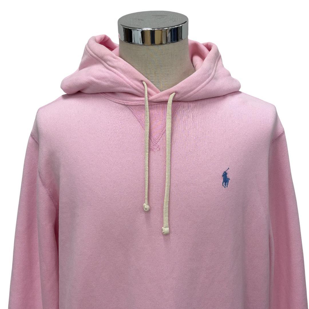 polo ralphlauren ラルフローレン ピンク 長袖 パーカー L