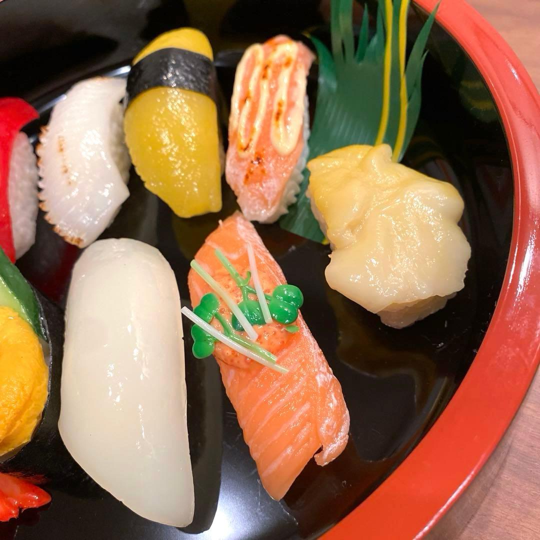 食品サンプル　寿司　上にぎり　鮨　実寸サイズ　９カン　セット