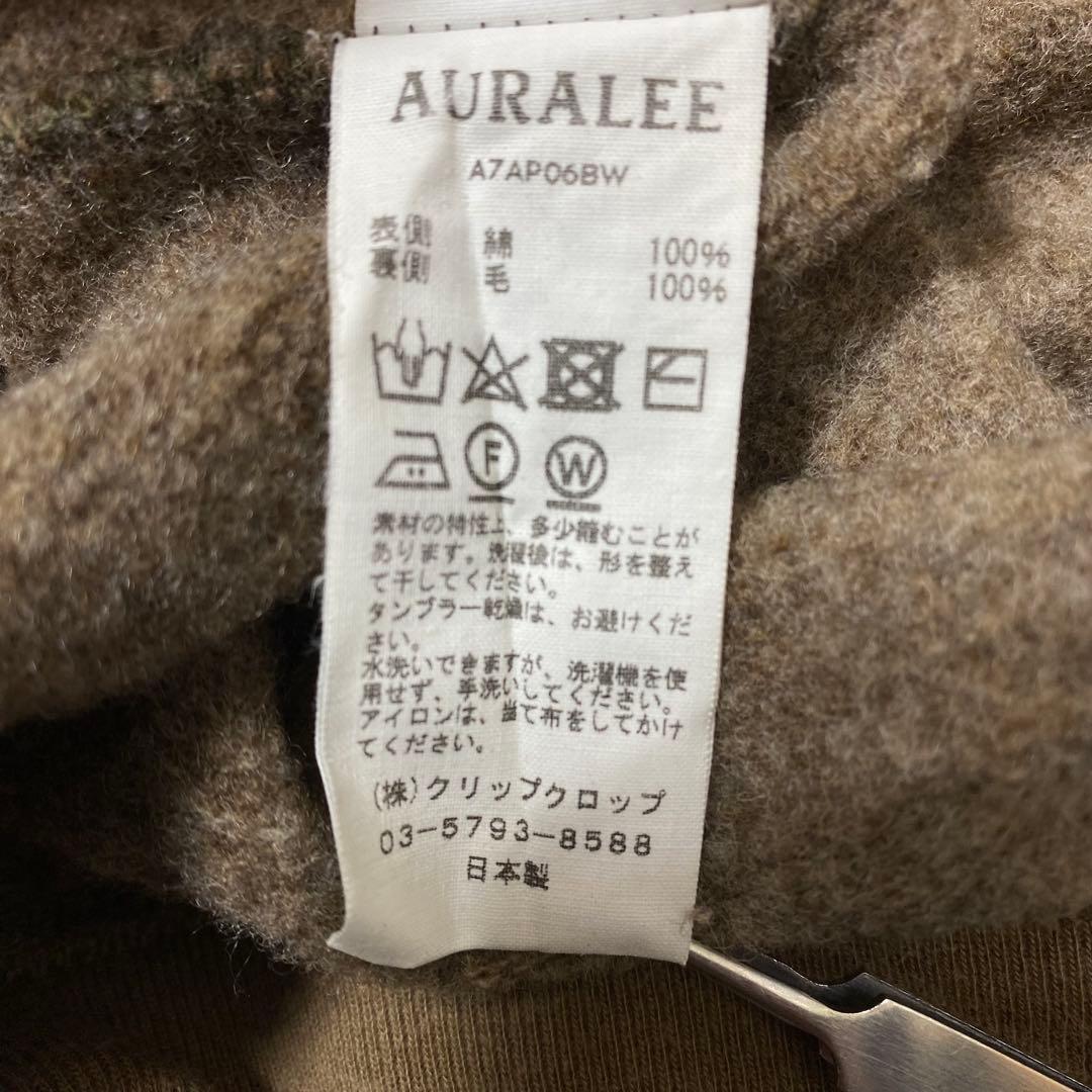 AURALEE オーラリー BACK WOOL SWEAT BIG PARKA