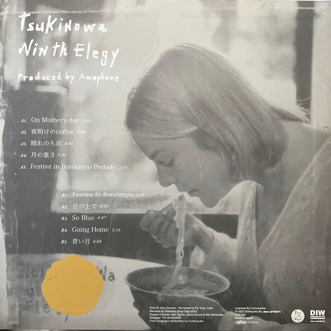 美品　tsuki no wa ninth elegy LP レコード盤